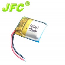 601417 3.7V 100mAh LiPo Rechargeable Battery Lithium Polymer li ion For Mp3 Mp4 Mp5 PAD DVD E-book bluetooth headset headphone