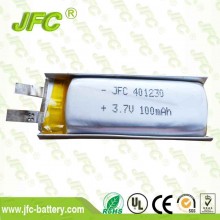 100mAh 3.7V Internal Battery JFC401230 Li-polymer battery Li-Po ion for Bluetooth mp3